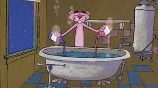 کارتون پلنگ صورتی