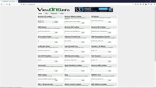 معرفی و آموزش ابزار viewdns - بدست آوردن اطلاعات در خصوص هاست