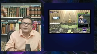 14030906: کولاک امیر حسین ثابتی در مجلس