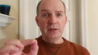 Floss Threader hack, an easier way to use a floss threader or superfloss.