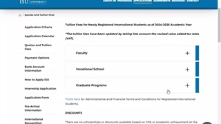 لیست رشته های دانشگاه ایستینیه  استانبول | شرکت مهاجرتی شاهان