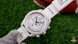 ساعت امگا سواچ سفید Omega x Swatch Speedmaster M00-M2