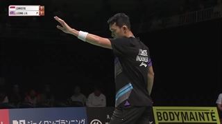Kumamoto Masters Japan 2024 | Jonatan Christie (INA) [4] vs. Leong Jun Hao (MAS) | SF