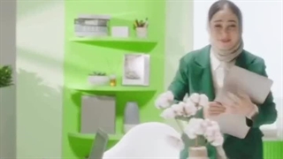 الناز حبیبی در تبلیغ نوار بهداشتی