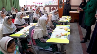 مهمانی دانش‌آموزی با رنگ و بوی زیارت