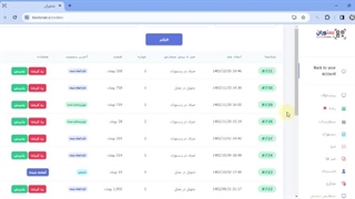 مشاهده جزئیات سفارش و نقشه سفارش گیر بستوران