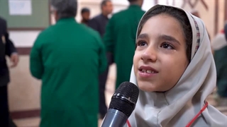 پرچم مطهر رضوی در مجتمع حیات طیبه شهید سلیمانی بیرجند و خدمات رایگان پزشکی