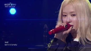 ROSÉ (로제) - number one girl [더 시즌즈-이영지의 레인보우] | KBS 241129 방송
