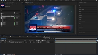 فیلم آموزش Lower Third News After Effects Project