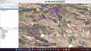 نمایش راه آهن ها در گوگل ارث