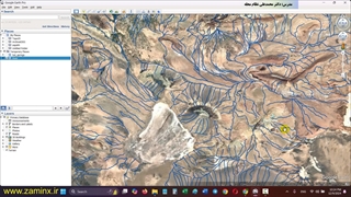 رودخانه های ایران در گوگل ارث