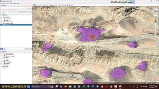 نمایش گنبدهای نمکی ایران در گوگل ارث