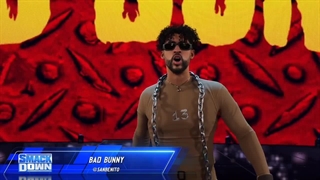 bad bunny در بازی کشتی کج ۲۰۲۴