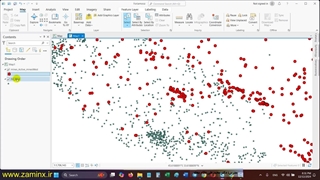 پردازش اطلاعات مجاورت مکان معادن با Near در ArcGIS Pro