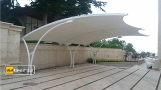 سایبان ماشین طرح آرک - شرکت سازه چادری کاوشکام