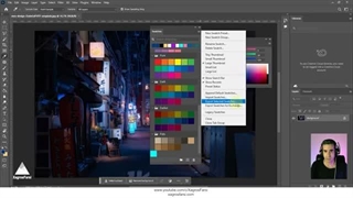 آموزش کار با پنل color در photoshop