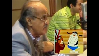 پشت صحنه دوبله کارتون معاون کلانتر . ایرج رضایی . ظفر گرایی . شهراد بانکی