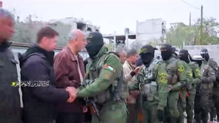 حضور مقتدرانه سرایاالقدس در غزه جهت تبادل اسرای صهیونیست - طوفان الاقصی