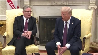 President Trump meets with UK's Starmer to secure US support for Ukraine amid European concerns