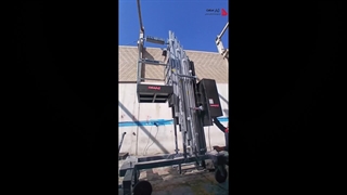 حرکت بالابر تک ستونی 9 متری