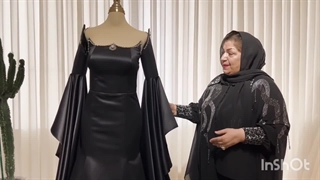 لباس مجلسی زنانه شیک | پیراهن مجلسی شخصی دوزی مزون تندیس کرج