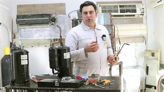 آموزش نحوه تعویض کمپرسور کولر گازی