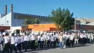 تجمع صنفی نیروهای پیمانکاری شرکت پالایش گاز فجر جم در صبح امروز سه‌شنبه