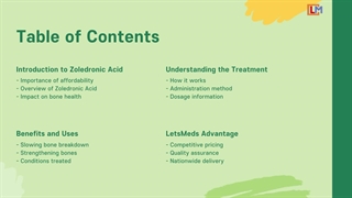 Buy Affordable Zoledronic Acid Injection in the Philippines by LetsMeds