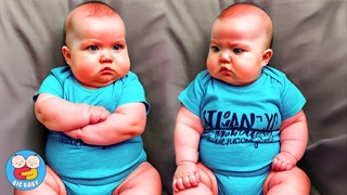 سعی کنید با واکنش خنده دار و ناز کودک به همه چیز نخندید - ویدیوهای خنده دار کودک | بیگ بیبی