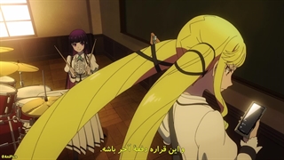 انیمه راک نجابت یک بانو است Rock wa Lady no Tashinami deshite قسمت 3