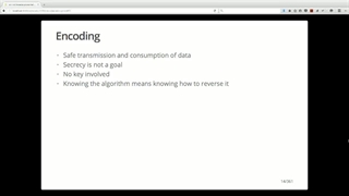 OReilly Encryption Training - 01 Introduction - 03 Encoding vs Encryption