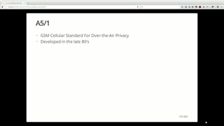OReilly Encryption Training - 03 Stream Ciphers - 02 Details About the A5 1 Stream Cipher