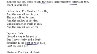 Educator Song Writing And Composition - 09 Imagery