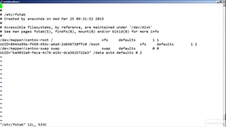 Linux Advanced File System Management (LPIC-2) - 02 File System Overview -03-Understanding the fstab Fields