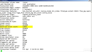 Linux Advanced File System Management (LPIC-2) - 03 Maintaining a File System -04-Using the Extended Toolset in CentOS 7