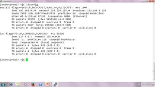 Linux Monitoring and Maintenance (LPIC-2) - 05 Basic Network Administration - 02 Demonstration Using ifconfig