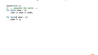 Pluralsigh C Plus Plus 11 Language Features - 04_02-Range-based_for_Loops