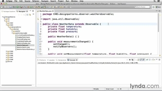 Design Patterns - 17. Implementing the observer pattern with Java's Observer and Observable classes