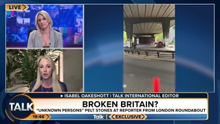 «افراد ناشناس» در مقابل خبرنگار در لندن !!