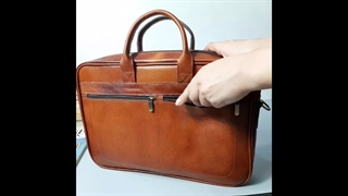 معرفی و آنباکس کیف اداری چرم طبیعی مدل LB501 از برند چرم آتریس