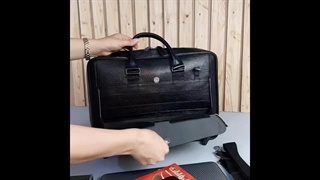 معرفی و آنباکس کیف اداری چرم طبیعی اسپرت مدل LB502 از برند چرم آتریس