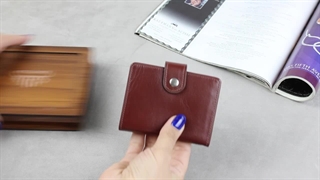 معرفی و آنباکس جاکارتی چرم طبیعی مدل C118 از برند چرم آتریس