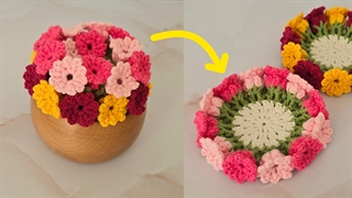 یه گلدون قلاب‌بافیه؟ یا یه زیرلیوانی؟