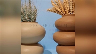 گلدان دکوری پیچی مدل افران و کلارا