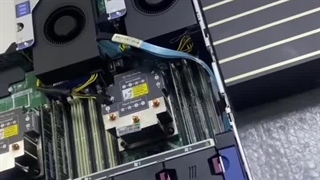 نصب کارت گرافیک RTX4000 روی سرور HPE DL380 G10