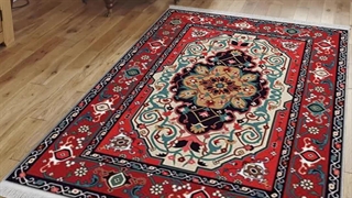 فرش مخمل نادی طرح سنتی کد o164