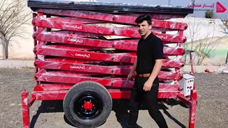 آشنایی با بالابر آکاردئونی سه چرخ سیزده متری