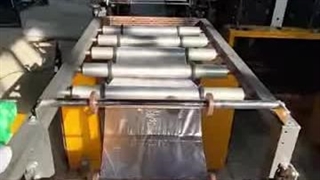 تست دستگاه نایلون فروشگاهی - خط تولید نایلون و نایلکس