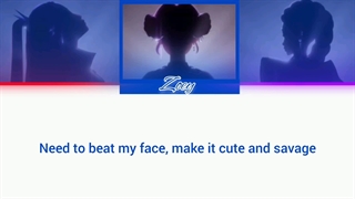 لیریک آهنگ how its done هانتریکس کد رنگی ساخت خودم درخواستی