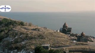 نمای پهبادی از دریاچه سوان ارمنستان | Lake Sevan